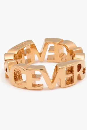 VERSACE -tone ring - Metallic - IT 9