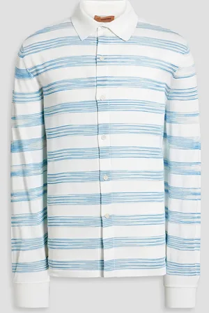 Missoni Striped cotton-blend shirt - - IT 48