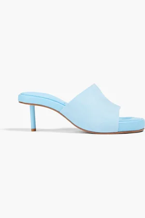 Jacquemus Argilla suede mules - Blue - EU 38