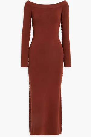 Altuzarra Stretch-knit midi dress - Red - M