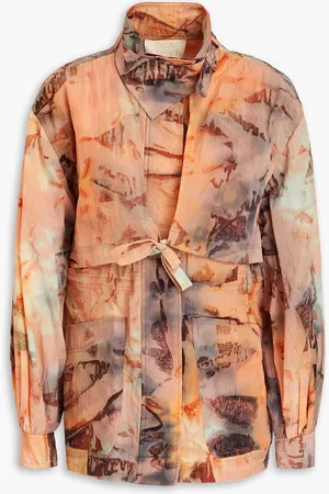 ULLA JOHNSON Printed shell jacket - - S