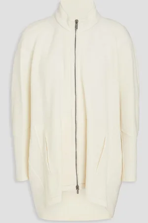 GENTRYPORTOFINO Wool zip-up track jacket - White - IT 40