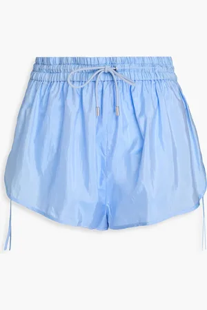 Isabel Marant Lysmee lace-up shell shorts - Blue - FR 40