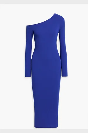LAPOINTE One-shoulder ribbed-knit midi dress - - XS