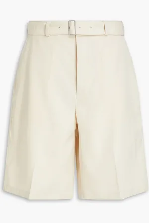 Jil Sander Wool-twill shorts - White - IT 58