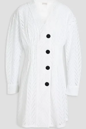 By Malene Birger Broderie anglaise cotton mini dress - - DE 42