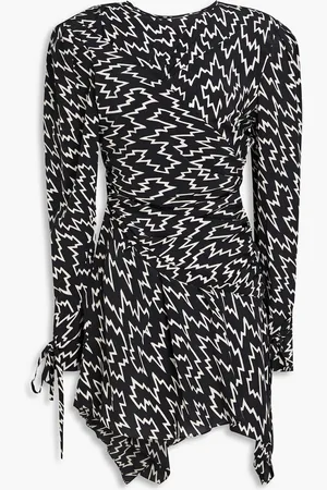 Isabel Marant Inotilia printed silk-blend crepe de chine mini dress - - FR 42