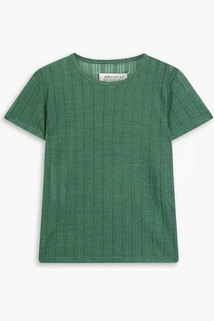Maison Margiela Crochet-knit T-shirt - Green - L