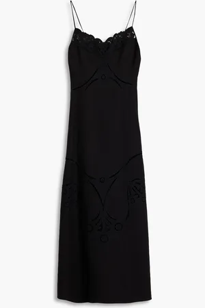 Chloé Broderie anglaise midi dress - - FR 34