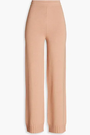 GENTRYPORTOFINO Cashmere straight-leg pants - Pink - IT 42