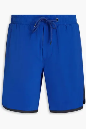 Y/OSEMITE Mid-length striped swim shorts - - 5