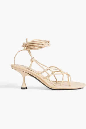 Acne Studios Knotted leather sandals - Neutral - EU 38