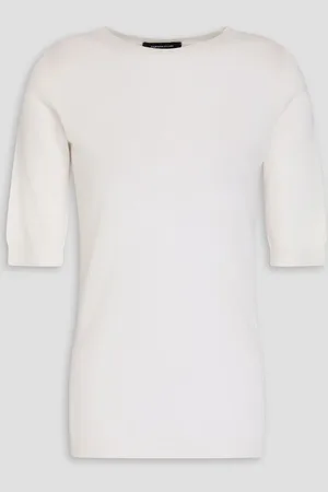 Fabiana Filippi Cashmere and silk-blend sweater - White - IT 40