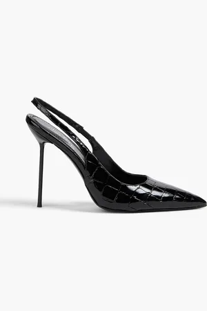 PARIS TEXAS Lidia croc-effect leather slingback pumps - - EU 35