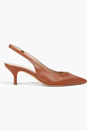 Fabiana Filippi Leather slingback pumps - Brown - EU 36