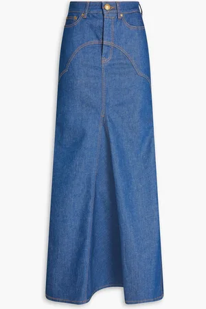 ZIMMERMANN Denim maxi skirt - Blue - 3