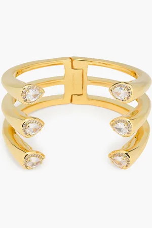 ZIMMERMANN 12-karat -plated crystal cuff - Metallic - L