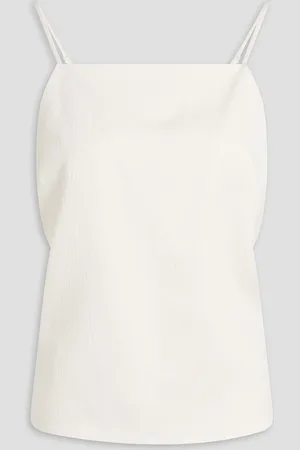 Joseph Textured crepe top - White - FR 44