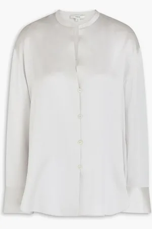 Vince Silk-satin blouse - White - M