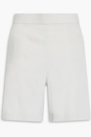 THEORY Linen-blend shorts - Gray - XL