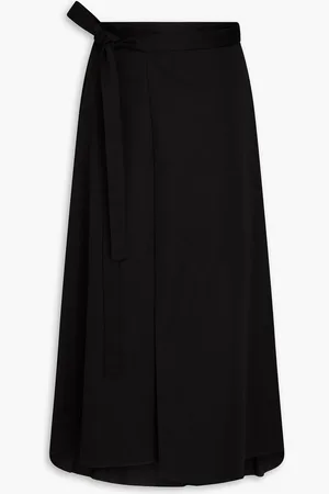 Joseph Alix cotton-poplin midi wrap skirt - - FR 34