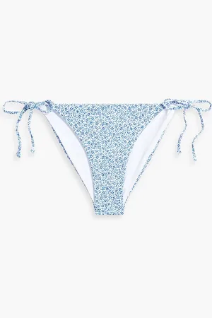 ONIA Kate floral-print low-rise bikini briefs - - S
