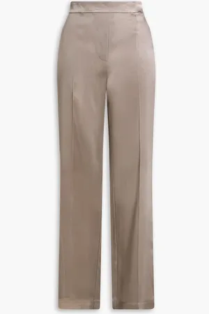 Joseph Tova silk-satin straight-leg pants - Neutral - FR 40