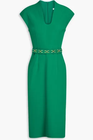 Safiyaa Dana belted crepe dress - - FR 44