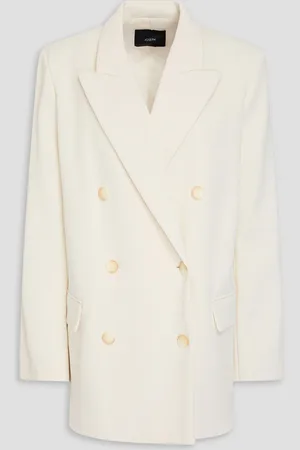 Joseph Chapone double-breasted ottoman blazer - White - FR 38
