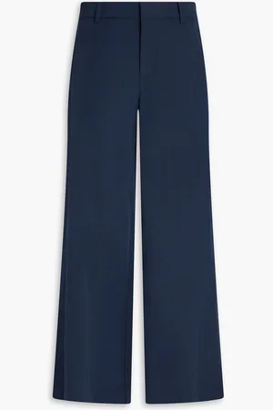 Vince Lyocell-blend wide-leg pants - Blue - US 12