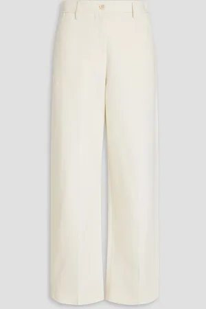 Fabiana Filippi Linen-blend wide-leg pants - White - IT 48