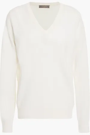 N.PEAL Cashmere sweater - White - L