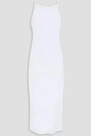James Perse Linen midi dress - - 2