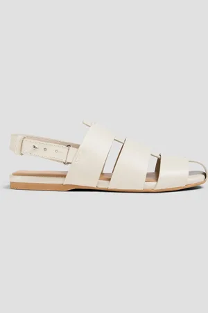 J.W.Anderson Leather slingback sandals - White - EU 38