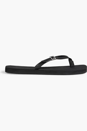 Stuart Weitzman Embellished flip flops - - EU 42.5