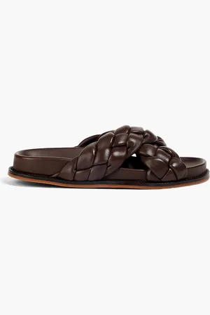 Fabiana Filippi Braided leather sandals - Brown - EU 36.5