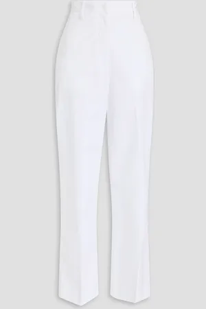 Fabiana Filippi Cotton-poplin wide-leg pants - - IT 40