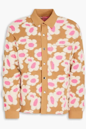 Jacquemus La Chemise Neve Fleurs jacquard-knit cardigan - - XS
