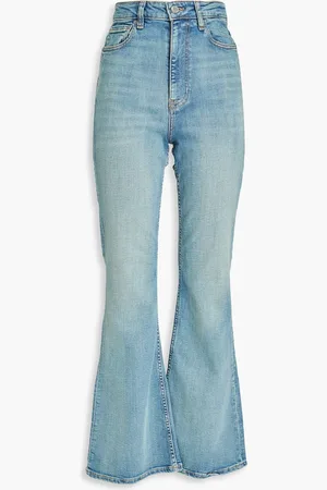 Ganni High-rise flared jeans - Blue - 26