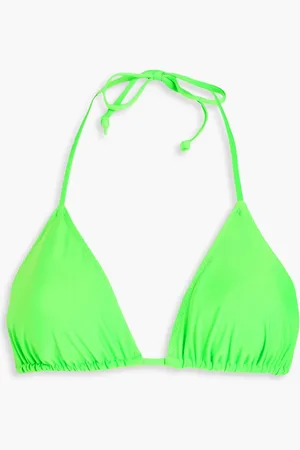 Ganni Triangle bikini top - Green - DE 32