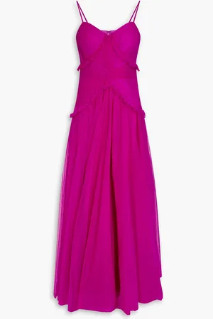 ZAC Zac Posen Pleated tulle gown - Purple - US 0