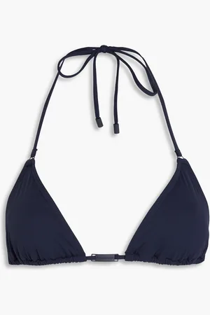ZIMMERMANN Halterneck triangle bikini top - Blue - 0