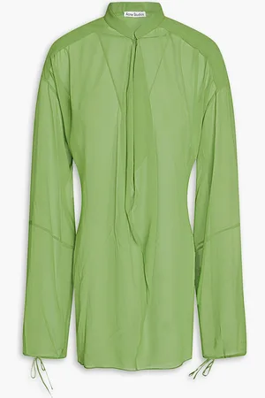 Acne Studios Georgette blouse - Green - DE 34