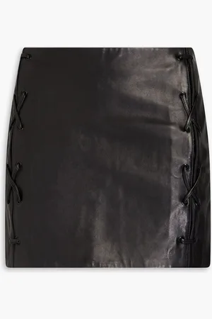 IRO Sanna leather mini skirt - - FR 40