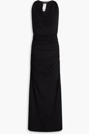 Fabiana Filippi Draped stretch-jersey maxi dress - - IT 38