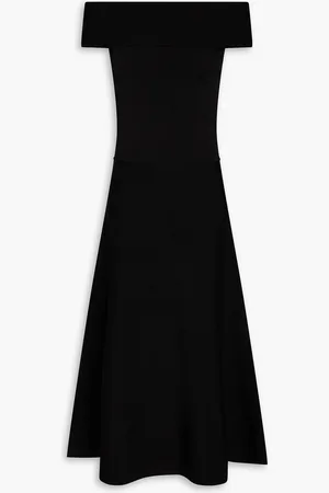Fabiana Filippi Off-the-shoulder stretch-knit midi dress - - IT 44