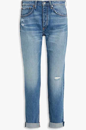 RAG&BONE Rosa distressed boyfriend jeans - Blue - 24