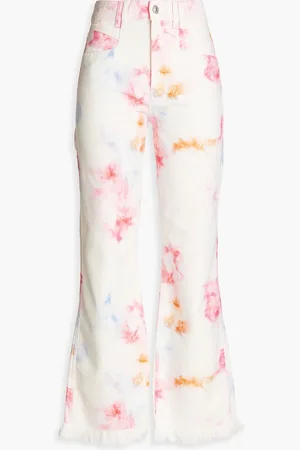 Isabel Marant Elvira tie-dyed high-rise flared jeans - - FR 34