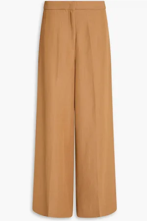 Fabiana Filippi Twill wide-leg pants - Brown - IT 46