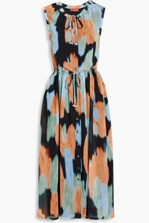 Altuzarra Aether printed chiffon midi dress - - FR 36
